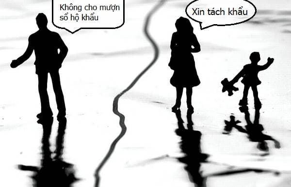 tách khẩu khi ly hôn