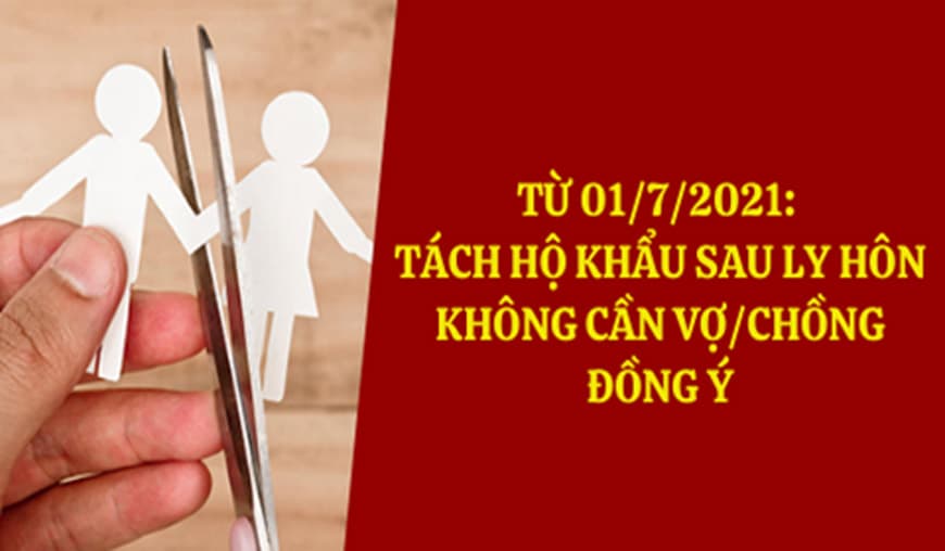 thủ tục cắt khẩu sau ly hôn theo quy định